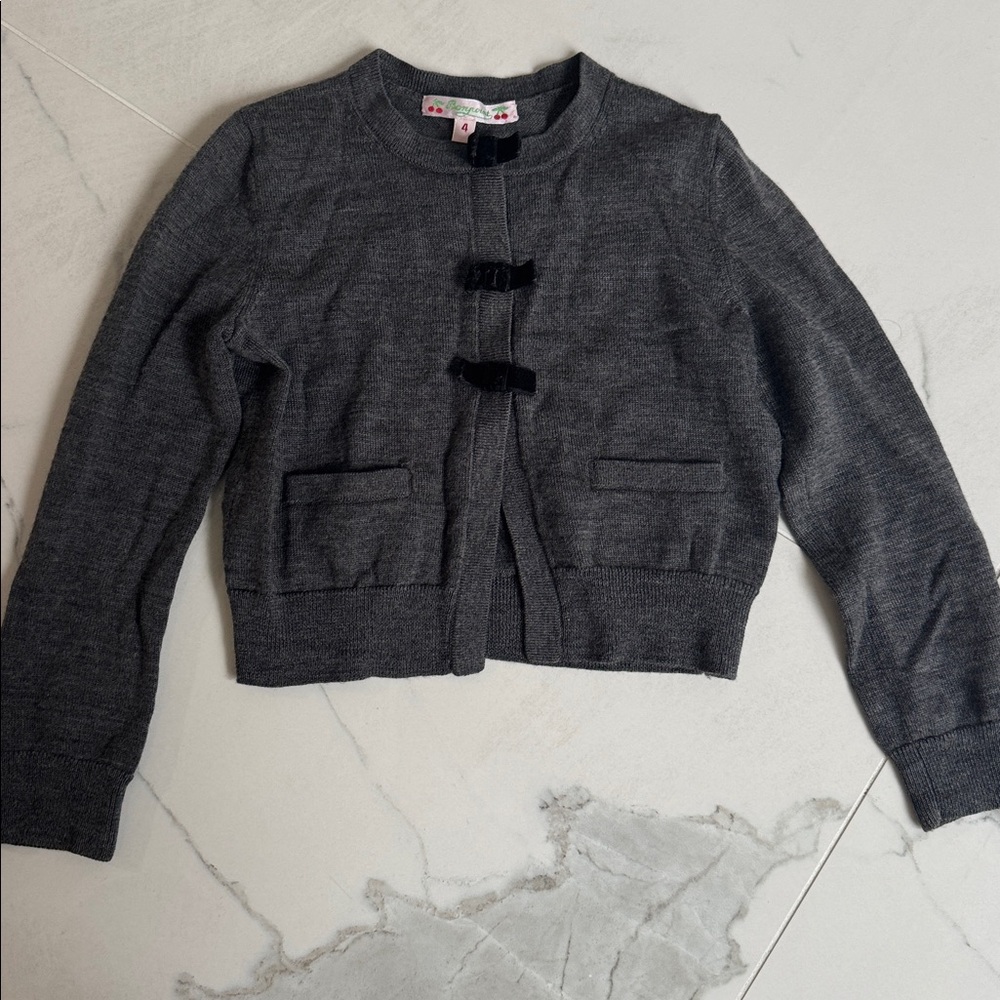 Bonpoint cardigan sweater size 4